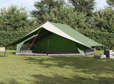 Family Tent with Roof Green and White 315 x 286 x 200 cm 4100679
