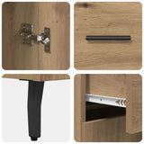 Highboard 2 pcs Artisan Oak 69.5 x 34 x 180 cm Engineered Wood 3415865