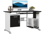 Computer Desk with Sliding Keyboard Tray, Storage Drawers and Host Box Shelf, Home Office Desk, T3398P344370