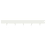 Lawn Edging 20 pcs 100 x 12 cm Steel White 8008523