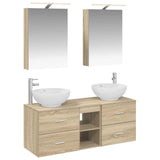 Bathroom Furniture Set 5 pcs Sonoma Oak 3406953