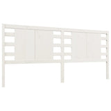 Headboard White 156x4x100 cm Solid Wood Pine 818776