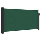 Retractable Side Awning Dark Green 100x500 cm 4004395