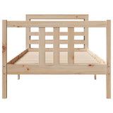 Bed Frame with Headboard without Mattress 90x190 cm Single 3305955