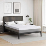 Mattress Topper White 140 x 190 x 10 cm Jaquard Fabric 4106248