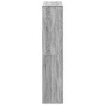 Bookcase Grey Sonoma 100x33x156.5 cm Engineered Wood 3309371