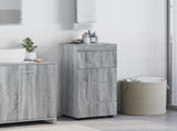 Bathroom Cabinet Set TULUM Grey Sonoma 37 x 31.5 x 82 cm 880347