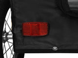 Pet Bike Trailer Black Oxford Fabric and Iron 93989