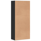 Shoe Cabinet Black Engineered Wood 178 cm Tall Shoe Cabinet 3276673