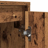 TV Cabinet with LED Lights Old Wood 100x41x50 cm 861416