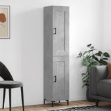 Highboard Concrete Grey 34,5x34x180 cm Engineered Wood 3200453