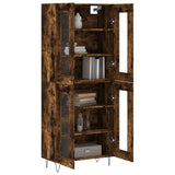 Highboard Smoked Oak 69.5x34x180 cm Engineered Wood 3198310