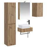 Bathroom Furniture Set 5 pcs Artisan Oak 3407270