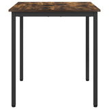 Dining Tables 70 x 70 x 75 cm Engineered Wood Smoked Oak Square 892622