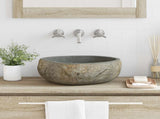 Riverstone basin Light Grey 45 x 35 x 15 cm River Stone 4103949