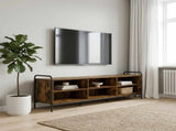 TV Cabinet 167.5 x 36.5 x 50 cm Smoked Oak Engineered Wood 8013772