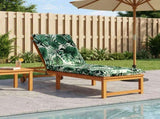 Sunlounger Cushion GEMERT 100% Polyester Leaf Pattern 947363