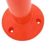 Traffic Control Bollards 2 pcs Plastic 75 cm 142828