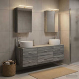 Bathroom Furniture Set 5 pcs Grey Sonoma 3406996