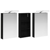 Bathroom Cabinet Set 3 pcs 110 x 10.5 x 60.5 cm Engineered wood 3403721