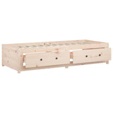 Day Bed without Mattress 90x190 cm Single Single Solid Wood Pine 821594