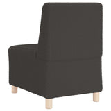 Modular Sofa Unit Armless 3 pcs Dark Grey 55 x 74 x 82 cm 3399829