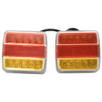 ZNTS Trailer Lights 2 pcs Red 10.5x7.5x10 cm 12V LED Bulb 152904