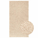 Rug ZIZUR Beige 80x150 cm Jute Look Indoor and Outdoor 4010402