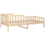 Day Bed without Mattress 90x190 cm Single Solid Wood Pine 820731