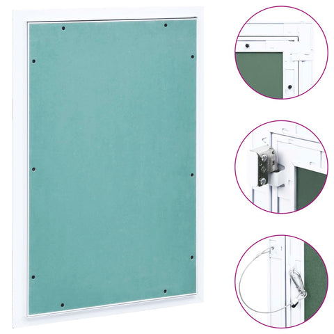 Access Panel with Aluminium Frame and Plasterboard 400x600 mm 145101