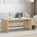 Coffee Table Sonoma Oak 101.5 x 50 x 37 cm Engineered Wood 891194