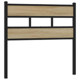 Replace Headboard Sonoma Oak 90 cm Iron and Engineered Wood 4017130