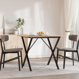 Dining Table Legs X-Frame 70x70x73 cm Steel 357908