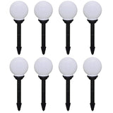 Outdoor Pathway Lamps 8 pcs LED 15 cm with Ground Spike 277114