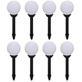 Outdoor Pathway Lamps 8 pcs LED 15 cm with Ground Spike 277114