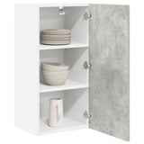 Hanging Cabinet Concrete Grey and White 40 x 31 x 80 cm 884261