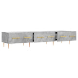 TV Cabinet Concrete Grey 150x36x30 cm Engineered Wood 829144