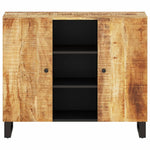 Sideboard with 2 Doors 90x33x75 cm Solid Wood Mango 352925