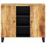 Sideboard with 2 Doors 90x33x75 cm Solid Wood Mango 352925