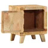 Bedside Cabinet 2 pcs 40x32x46 cm Solid Wood Rough Mango 4104508