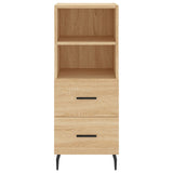 Highboard Sonoma Oak 34.5x34x180 cm Engineered Wood 3199316