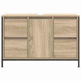 Basin Cabinet with Drawers Sonoma Oak 90x34.5x60 cm 861888