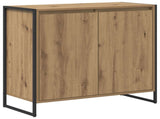 Side Cabinet Artisian Oak 79 x 36 x 75 cm Engineered Wood 886605