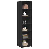 Highboard Black 45x41x185 cm Engineered Wood 3281674