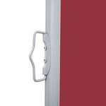 Retractable Side Awning Red 120x1000 cm 48483