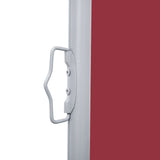 Retractable Side Awning Red 120x1000 cm 48483