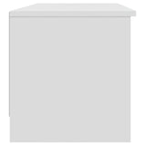 TV Cabinet White 102x35.5x36.5 cm Engineered Wood 811367