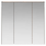 Bathroom Mirror Cabinet Smoked Oak 73.5 x 15.5 x 70 cm 889259