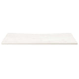 Desk Top White 100x50x2.5 cm Solid Wood Pine 824431