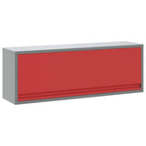 Tool Cabinet with Storage Red and Grey 100 x 25 x 35 cm 4103480